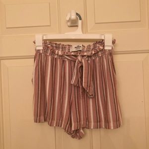 Hollister girls ultra rise striped shorts - size XS